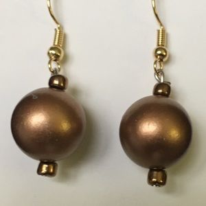 Brown earrings